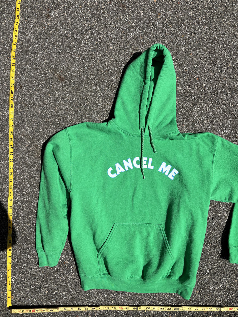 Green Cancel Me hoodie